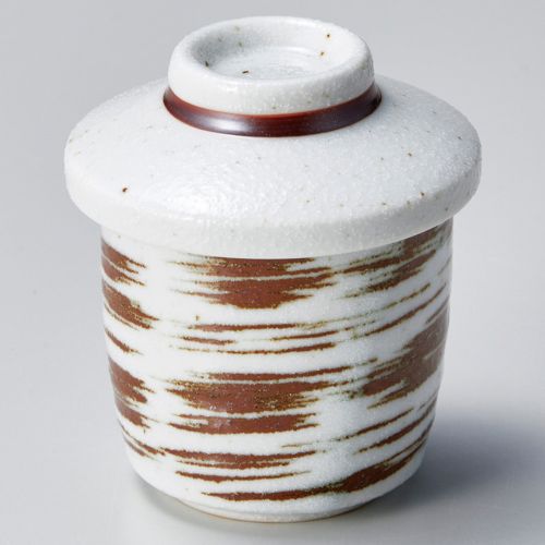 茶刷毛ミニむし碗 φ6.8×6.5cm(150cc) 117-268 (10個入) 118-279/業務用/新品/小物送料対象商品