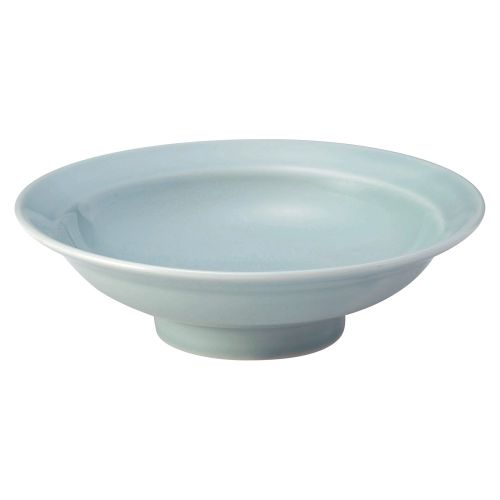 青磁7.0丸高台皿 φ21.8×6.5cm(850cc) 648-238 (5個入) 582-199/業務用/新品/小物送料対象商品