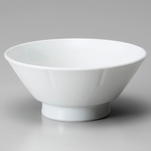 白磁6.5切立高台丼 φ19.5×8.7cm 681-068 (5個入) 609-029/業務用/新品/小物送料対象商品