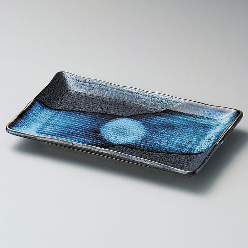 清流焼物皿 20.5×13cm 149-128 (10個入) 147-189/業務用/新品/小物送料対象商品
