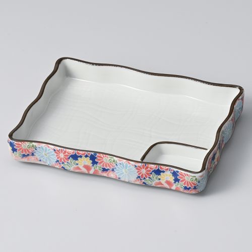 四季友禅長角仕切大 18.3×14.3×3cm 152-128 (5個入) 150-159/業務用/新品/小物送料対象商品