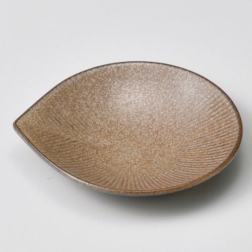 モア窯変茶12.5cm小皿 12.5×11×2cm 221-208 (10個入) 217-219/業務用/新品/小物送料対象商品