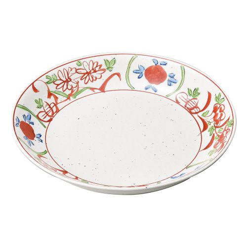 錦間取花新型尺二深皿 φ36.5×6.3cm 169-039/業務用/新品/小物送料対象商品