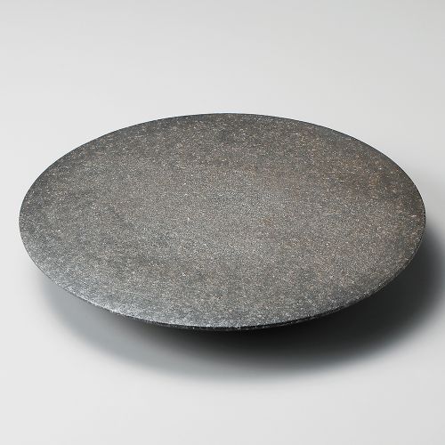 黒窯変8.0上昇皿 φ24×4.2珊 202-189/御勤め用/新品/小物貨物輸送客体商いもの