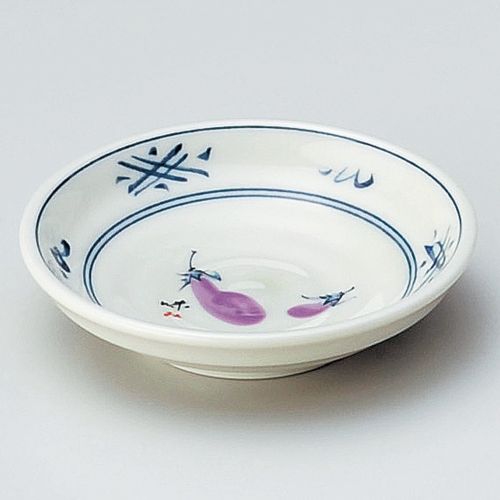 野菜小皿ナス φ9.6×2.2cm 234-318 (20個入) 231-249/業務用/新品/小物送料対象商品