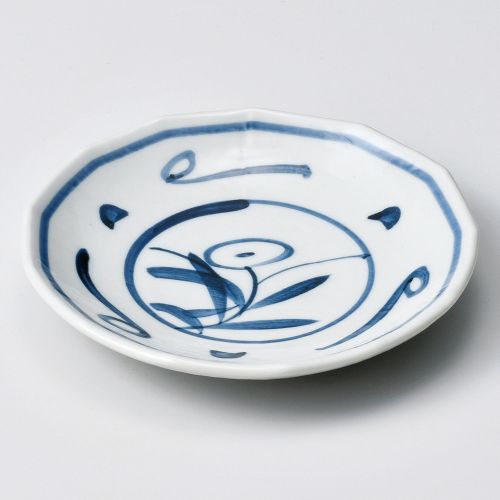 手描き唐草4.0皿 11.7×2cm 229-448 (10個入) 225-399/業務用/新品/小物送料対象商品