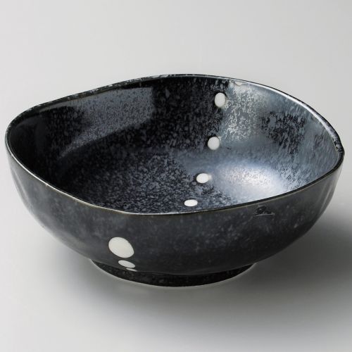 ドット黒三角4.0鉢 12.4×5.4cm 271-458 (20個入) 263-489/業務用/新品/小物送料対象商品