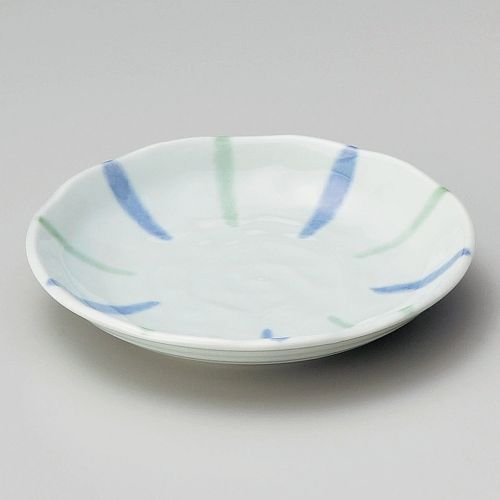 青磁十草3.5皿 φ12×2.5cm 231-038 (20個入) 227-419/業務用/新品/小物送料対象商品