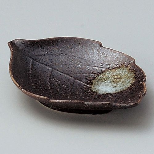 伊賀白吹木葉小皿 11.5×8.8×2.3cm 234-418 (20個入) 231-369/業務用/新品/小物送料対象商品