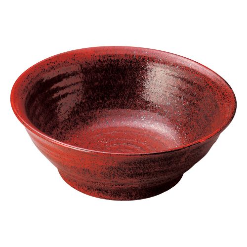 釉朱特大鉢 φ32.5×12.5珊 238-049/御勤め用/新品/小物貨物輸送客体商いもの