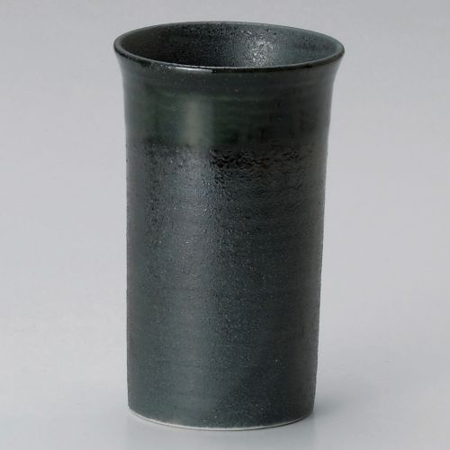 黒伊賀織部掛けタンブラー φ7.1×11.8cm(250cc) 277-318 (10個入) 268-299/業務用/新品/小物送料対象商品