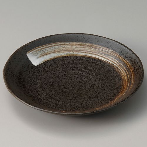 白刷毛天目京7.0皿 φ22.3×4cm 309-158 (5個入) 300-099/業務用/新品/小物送料対象商品