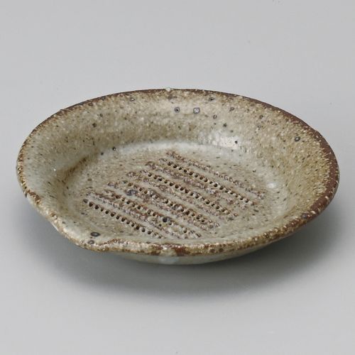 唐津片口おろし器ミニ 9×1.5cm 419-298 (5個入) 395-239/業務用/新品/小物送料対象商品