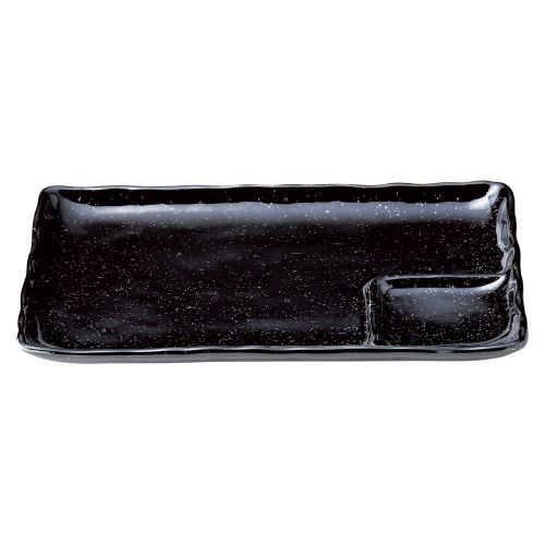 御影御影22.5cm庵仕切焼物皿 22.5×14cm 459-118 (5個入) 430-119/業務用/新品/小物送料対象商品