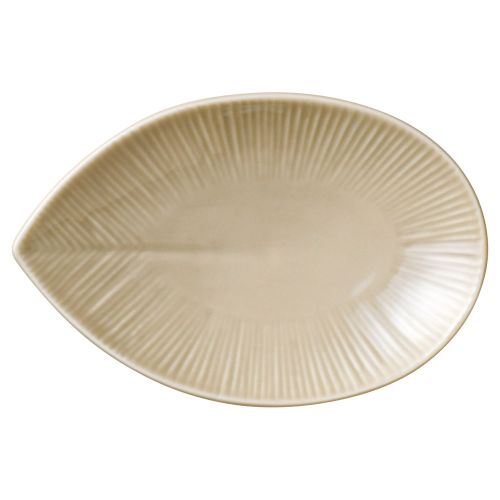 ナチュラルモアベージュ14cm長皿小 14×9×1.5cm 499-018 (10個入) 504-249/業務用/新品/小物送料対象商品
