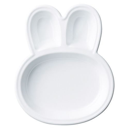 うさぎちゃんキッズプレート 21×17×3cm 528-228 (5個入) 486-219/業務用/新品/小物送料対象商品