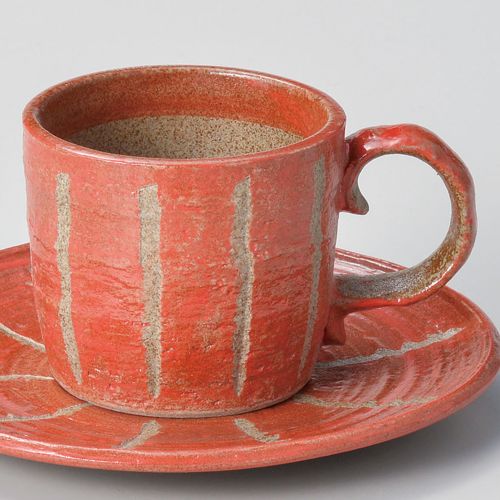 赤十草コーヒー碗 (碗のみ)11×7.3×6.5cm(150cc) 610-058 (5個入) 542-379/業務用/新品/小物送料対象商品