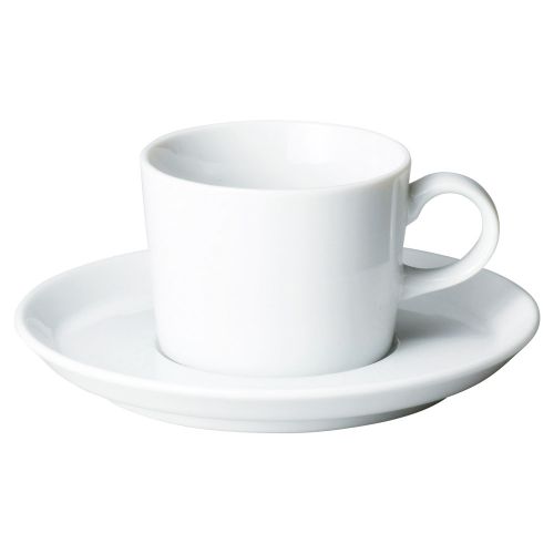 プラットホワイトコーヒー碗 φ8.1×6.2cm(190cc) 580-128 (20個入) 526-629/業務用/新品/小物送料対象商品