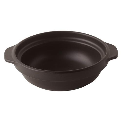 328-0174 土鍋 5.5号 黒 19.7×16.5×5.7(cm)/5入り/業務用/新品/小物送料対象商品