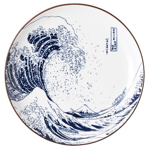 488-M003 北斎富士 6.0皿 φ18.3×2.5(cm)/10入り/業務用/新品/小物送料対象商品