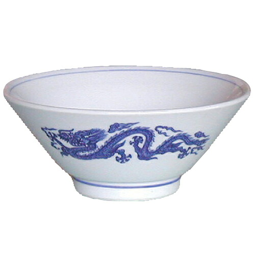 ラーメン丼 染付竜華 筋入ライス 10個入/業務用/新品/小物送料対象商品