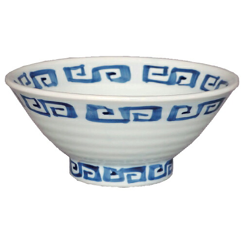 【ラーメン丼 染付雷門 6.5寸丼 10個入 】業務用/新品/小物送料対象商品