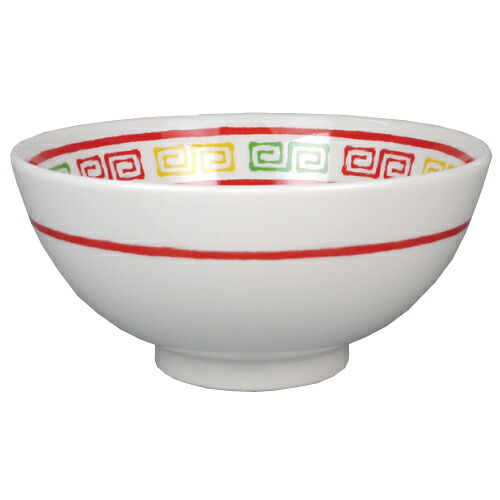 【ラーメン丼 三色雷門ライン入 5寸種丼 10個入 】業務用/新品/小物送料対象商品