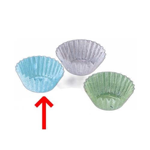 グルメカップ 金箔紙厚口 青φ75(3000枚)/業務用/新品/小物送料対象商品|業務用厨房のテンポス