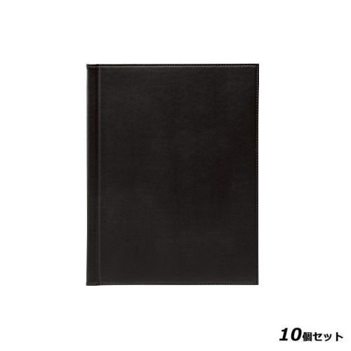 【10仕掛ける】合皮製軌跡献立て表(A4) RM-101/黒いこと /お役目用/新品/貨物輸送無料