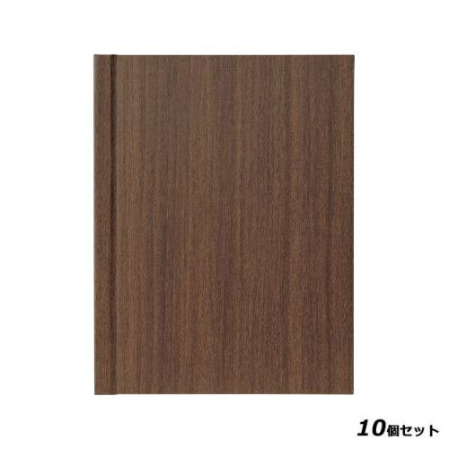 【10セット】レールメニュー(A4) LS-17A/茶 /業務用/新品/送料無料