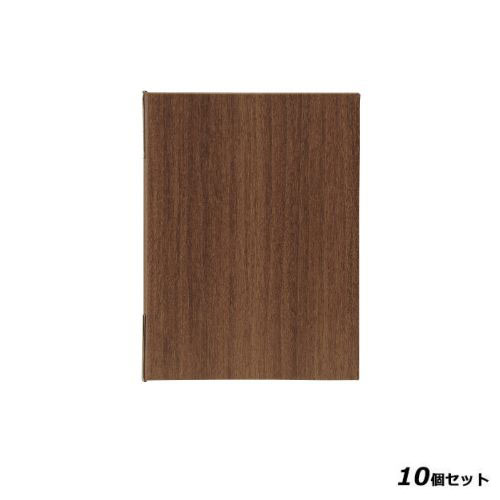 【10セット】メニューブック(A5) LS-19A/茶 /業務用/新品/小物送料対象商品