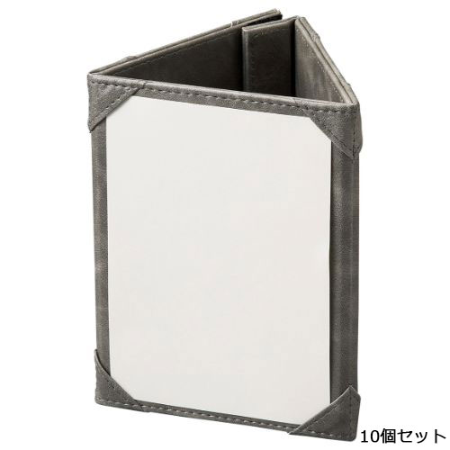 【10セット】えいむ スタンドメニュー NS-333H グレイ /業務用/新品/小物送料対象商品