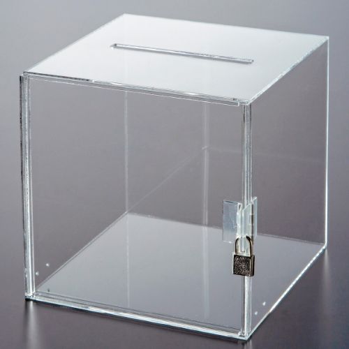 アルファ アクリル応募箱 (鍵付) 透明/業務用/新品