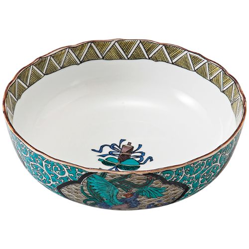 17.5cm丸鉢 おしどり/鳳凰/業務用/新品/小物送料対象商品