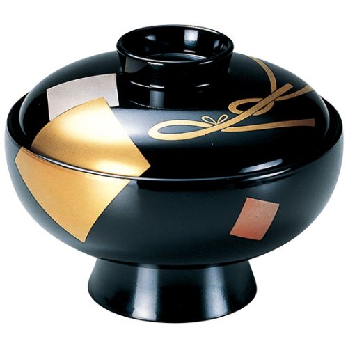 利久椀 黒色紙むすび/御勤め用/新品/貨物輸送無料