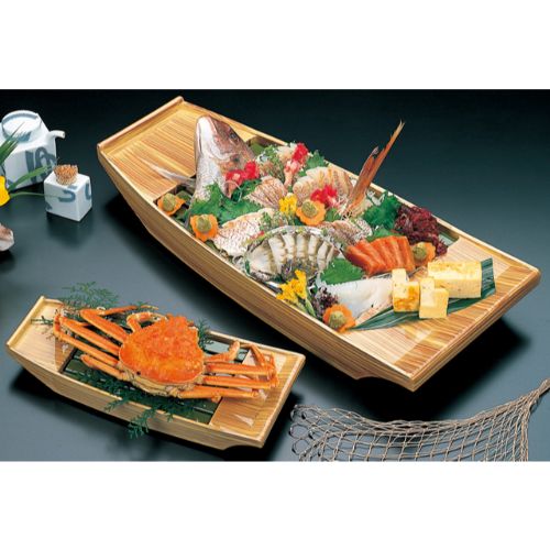 舟盛器(大) 白木天板青竹付/業務用/新品/小物送料対象商品