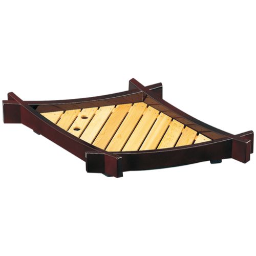 松葉盛器(中)溜(本体)/業務用/新品/小物送料対象商品