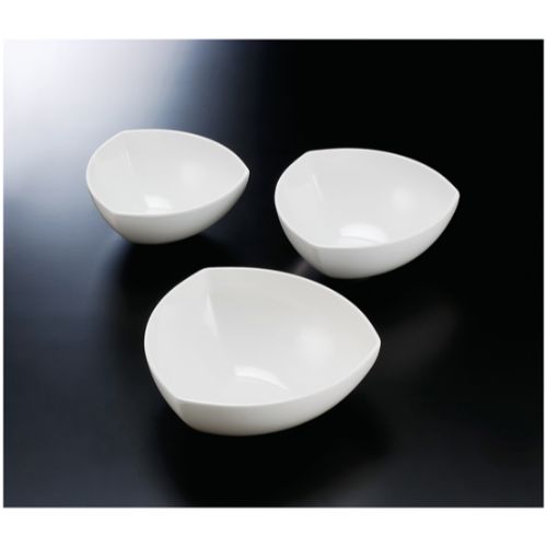 メラミン33cm三角胴張深鉢ホワイト/業務用/新品/小物送料対象商品｜業務用厨房のテンポス