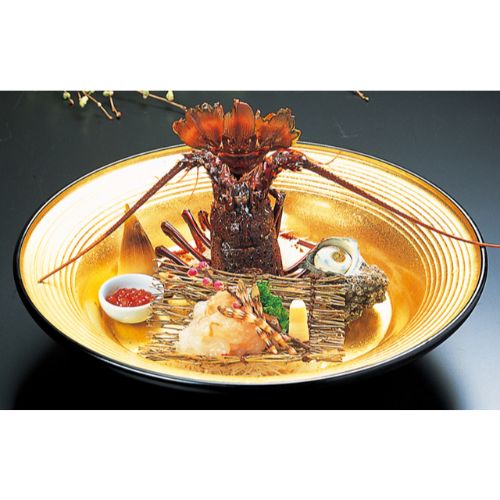 尺3鳳龍盛鉢 一色金箔/業務用/新品/小物送料対象商品