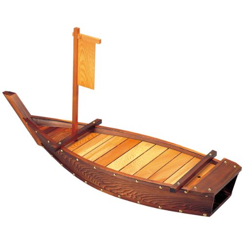 木製4尺焼杉大いさり舟/御役目用/新品/貨物輸送無料