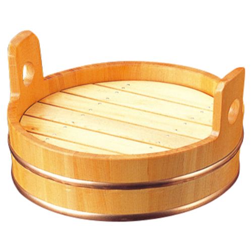 木製8寸両手桶盛込器(目皿付)/業務用/新品/小物送料対象商品