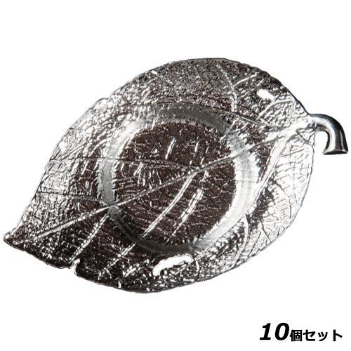 【10仕かける】金属元素コースター葉っぱしろがね色 /御勤め用/新品/小物貨物輸送客体商いもの