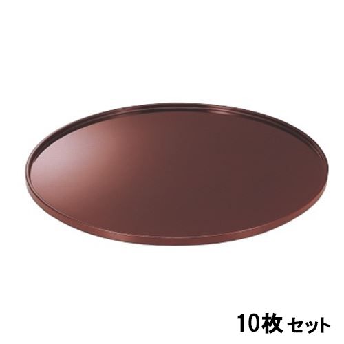 【10セット】会席丸盆溜毘沙門天尺4 /業務用/新品/送料無料