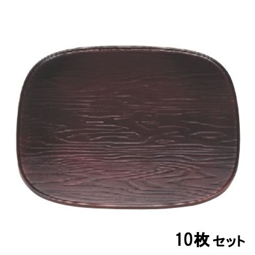 【10仕掛ける】御盆 尺2寸くつわ盆溜肌理 /お役目用/新品/貨物輸送無料