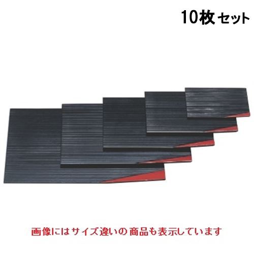 【10セット】お盆 千筋隅折盆黒渕朱尺2寸 /業務用/新品/送料無料｜業務用厨房のテンポス