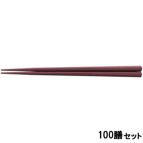 【100セット】PBT 22.5cmチェック六角箸エンジOM /業務用/新品/小物送料対象商品|業務用厨房のテンポス