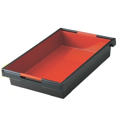コンテナ 和コンテナ（大）黒パール内朱 幅725 奥行460 高さ132 /業務用/新品/小物送料対象商品