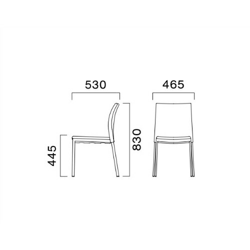 CRES(クレス)洋風イスリエカL幅465×奥行530×高さ830(mm)シート高445(mm)【業務用】【新品】【送料無料】
