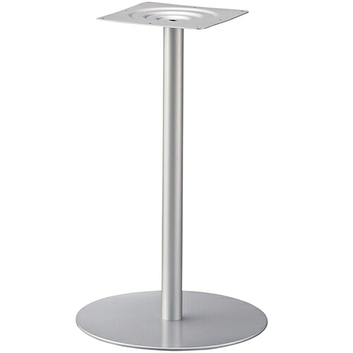 プロシード（丸二金属） テーブル脚 TABLE LEG 丸ベース RL-B(SI)-B ベース440φ ポール42φ 受座角240(mm) 業務用 送料無料