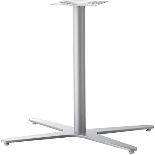 プロシード（丸二金属） テーブル脚 TABLE LEG Xベース XL-B(SI)-A ポールφ76 受座角240 (mm) 業務用 送料無料